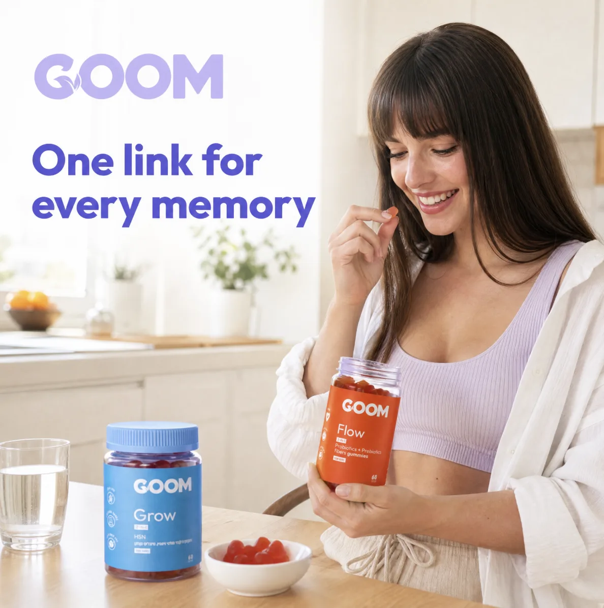 Wellness gummies lifestyle campaign