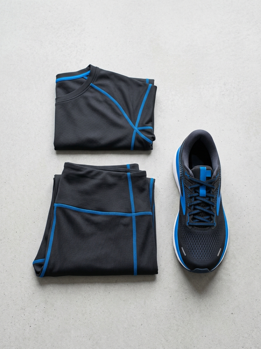 Activewear creative generated with Marka